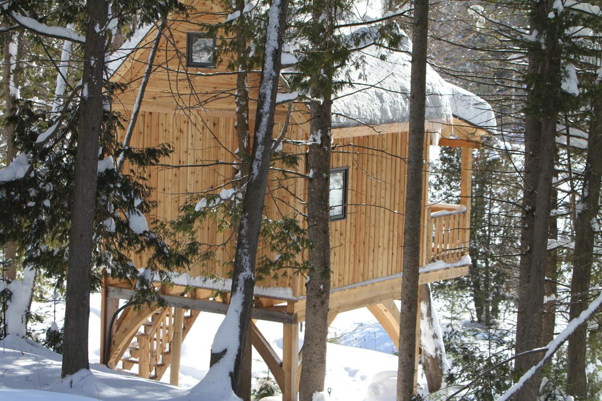 Les Cabanes Du Trappeur Wentworth-Nord Zewnętrze zdjęcie