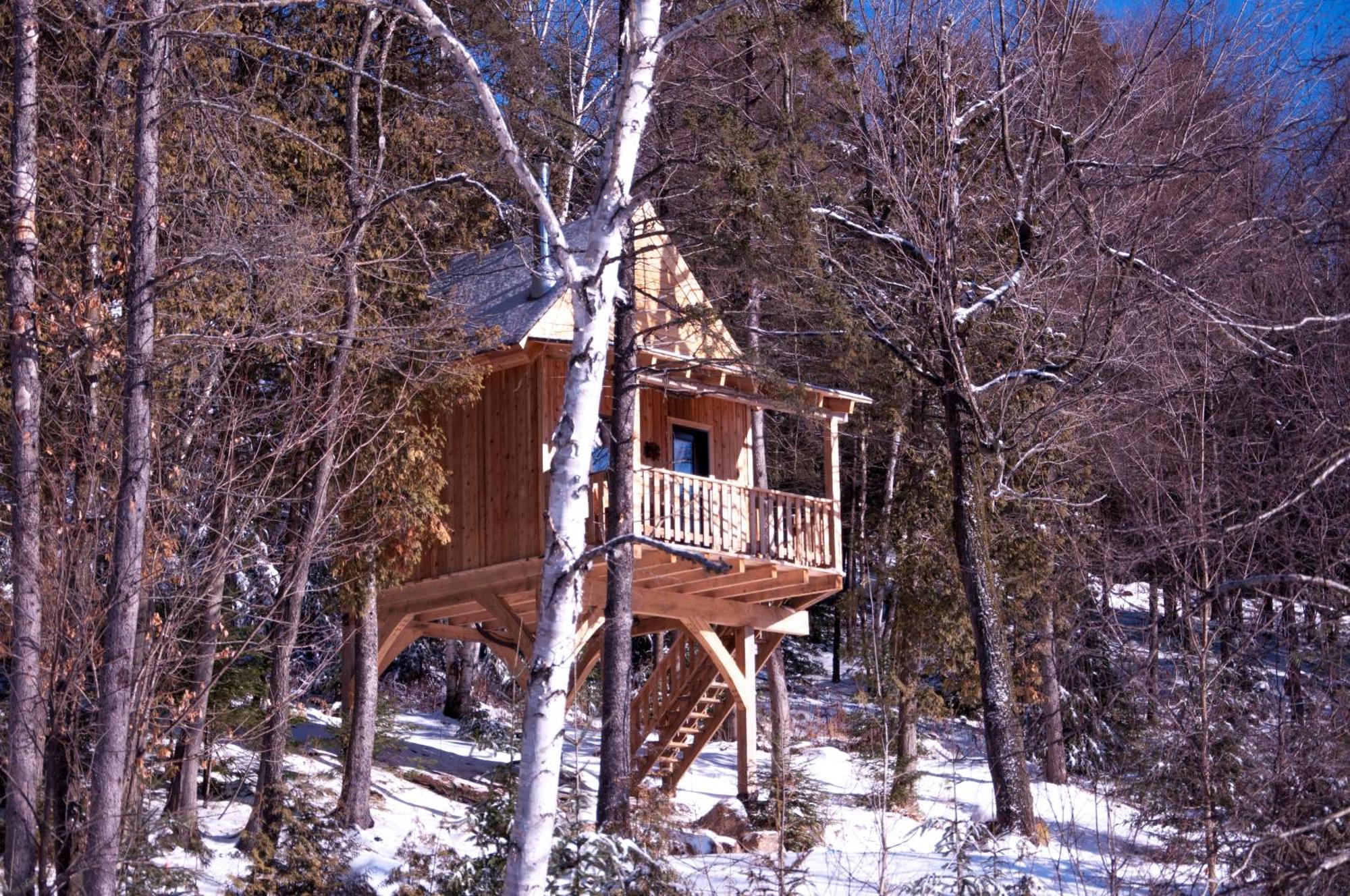 Les Cabanes Du Trappeur Wentworth-Nord Zewnętrze zdjęcie