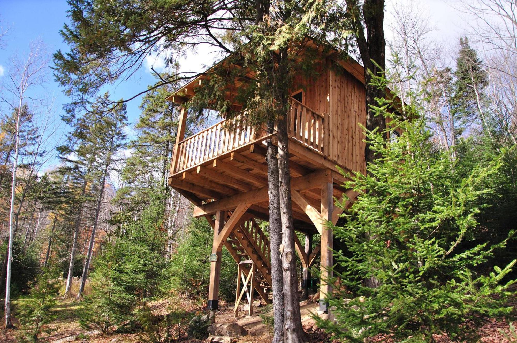 Les Cabanes Du Trappeur Wentworth-Nord Zewnętrze zdjęcie