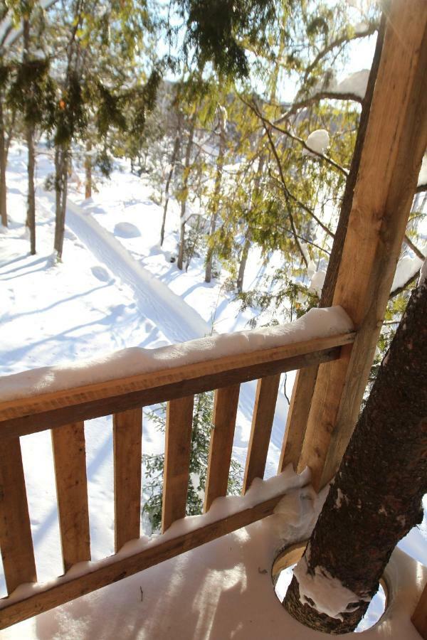 Les Cabanes Du Trappeur Wentworth-Nord Zewnętrze zdjęcie